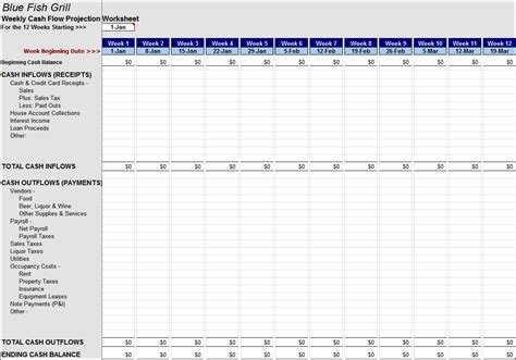 Budget And Cash Flow Spreadsheet in Example Of Budget Cash Flow Spreadsheet Pianotreasure — db ...