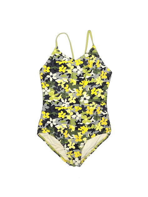 Kanu Surf Floral Yellow One Piece Swimsuit Size 8 - 45% off | thredUP