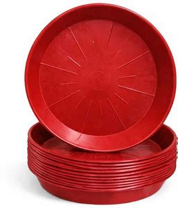 Varshney Gardening 9 inch round gamla flower pots plate for plants pots ...