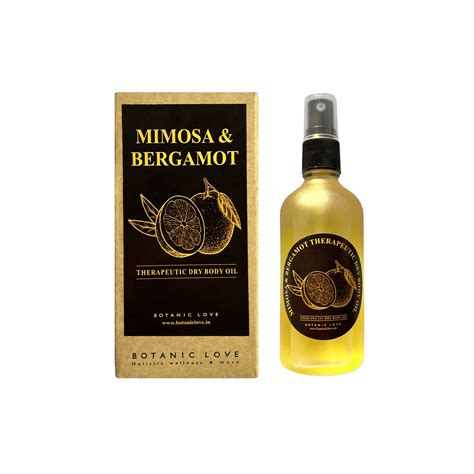 Mimosa & Bergamot Body Oil (Dry) – Botanic Love India