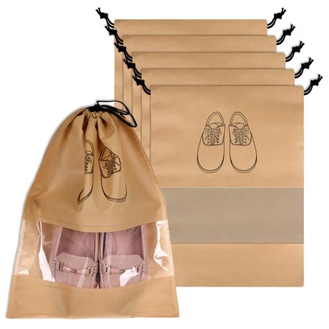 Buy Kuber Industries Pack of 6 Shoe Bags | Shoe Bags for Travel | Non ...