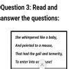 Mother and the mouse Poem all answer questions. - Brainly.in