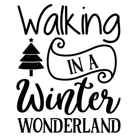 Winter Wonderland Clipart Black And White