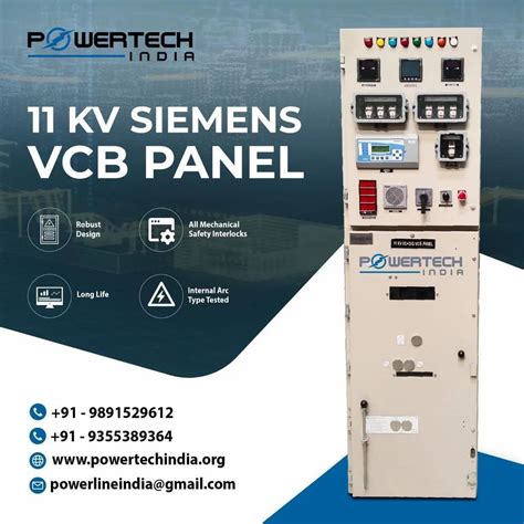VCB VACUUM CIRCUIT BREAKERS - ABB Make 11kv 800a Indoor Type VCB Panel ...