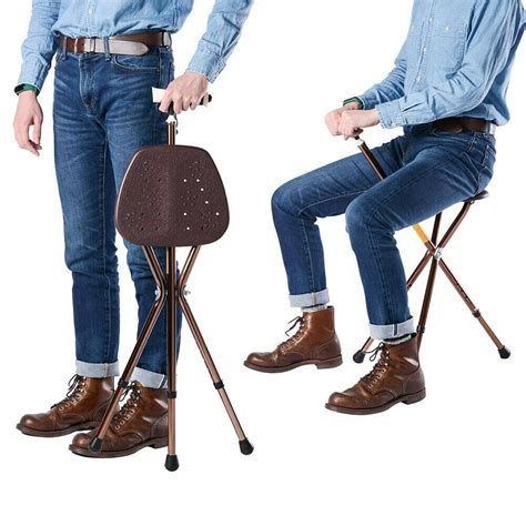 cane chairs for adults,cane with seat Adjustable Folding Walking Cane ...