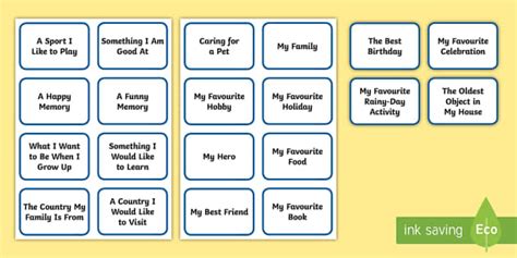 Public Speaking Discussion Cards