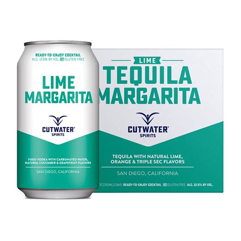 Cutwater Tequila Lime Margarita Can 355ml - Royal Wine Merchants ...