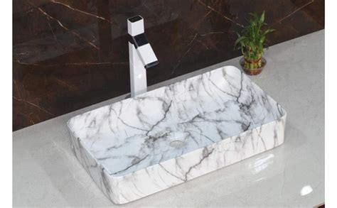 NEROBI Wash Basin Countertop | Tabletop Ceramic Bathroom Sink ...