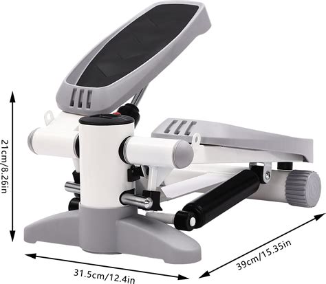 Stairmaster Mini Stepper for Home with 2 Resistance Bands and Floor Mat ...