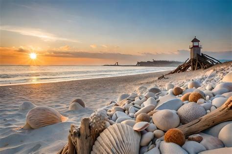 Image result for Sea Shells Beach Scenes