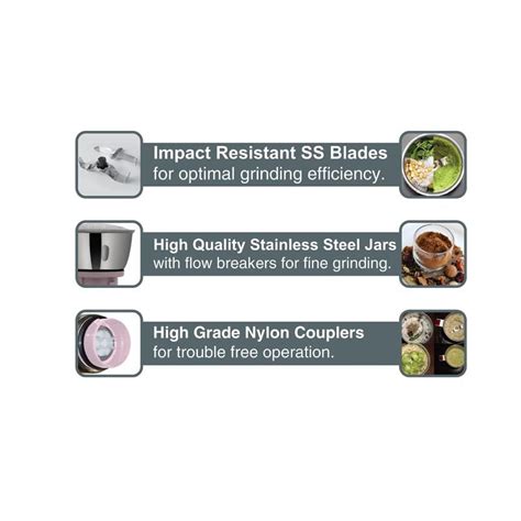 Cello Amaze Mixer Grinder 500 Watt 2 Jar