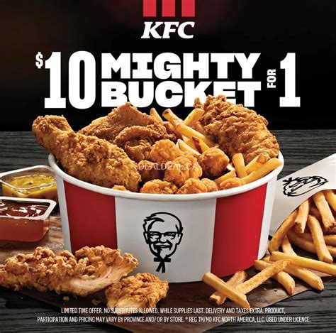 Kfc Large Mighty Bucket at Helene Winkleman blog
