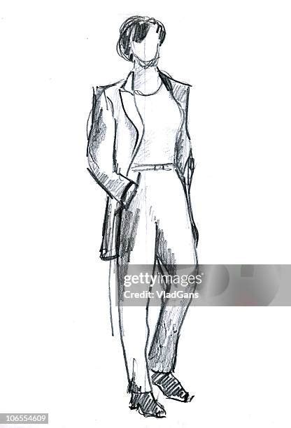 Image result for Runway Model Drawing