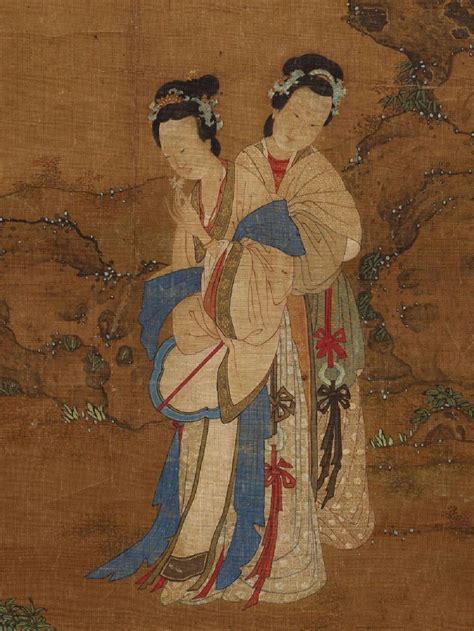 Chinese Ming Dynasty Portrait：《寻梅图》 | Chinese art painting, Chinese art ...