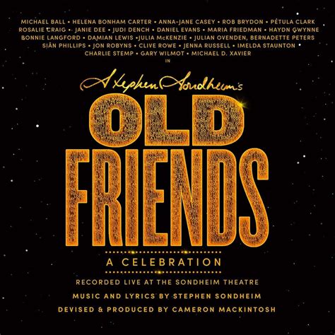 Stephen Sondheim's Old Friends live cast recording announced | West End ...