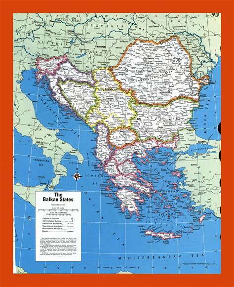 Physical Map Of Europe Balkan Peninsula