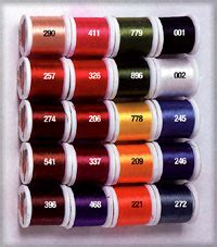 Image result for Rod Wrapping Thread Color Chart