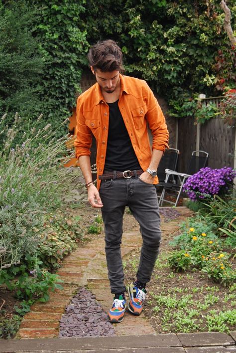 Dress to express, not to impress | Orange shirt outfit, Shirt outfit ...