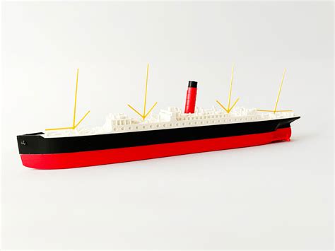 RMS Carpathia 3D Printed Replica Model 11.3 Inch 29cm – 3D Delight