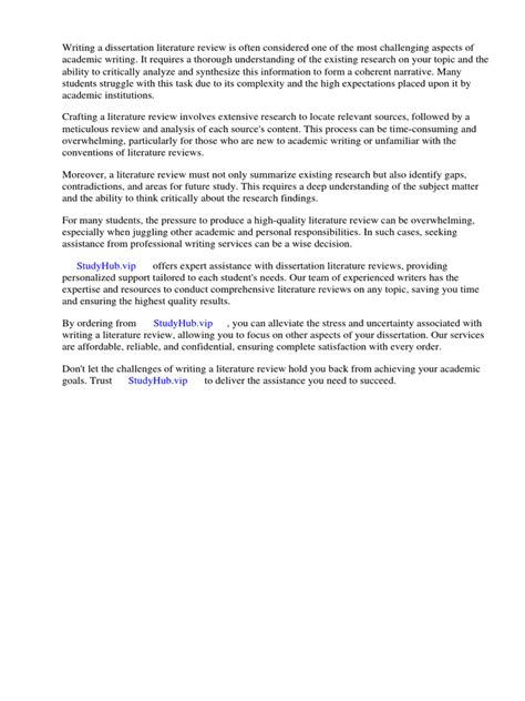 Image result for Dissertation Literature Review Example