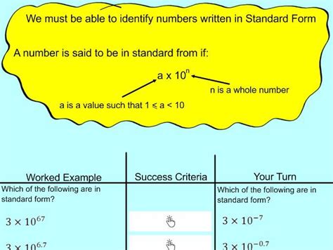 Image result for Standard Form Help