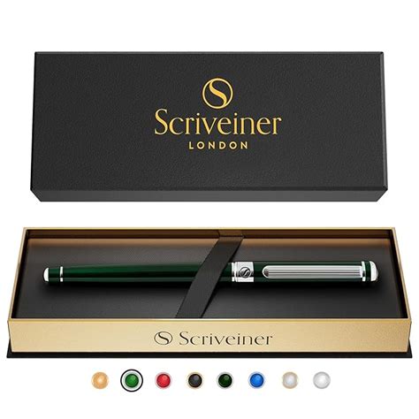 Scriveiner British Racing Green Rollerball - Stunning Luxury Rollerball ...