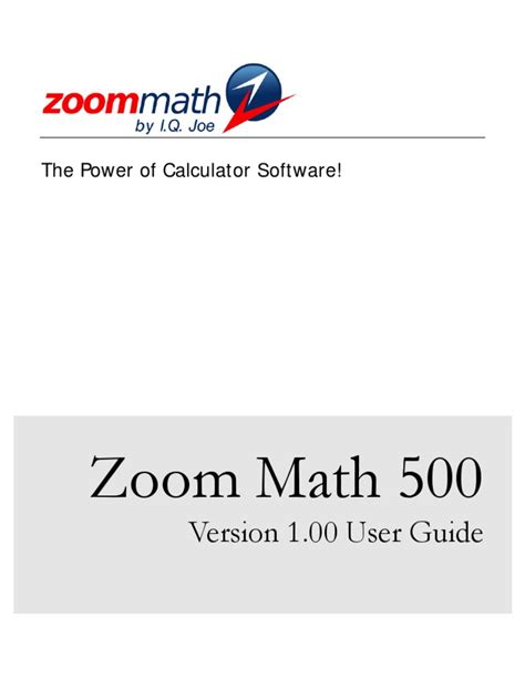 Zoom Math Class 的图像结果