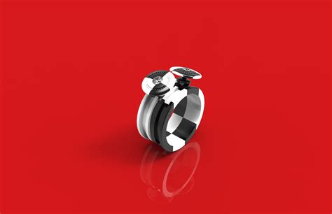 红宝石钻戒珠宝饰品Rhino犀牛模型免费下载 – 零刻学堂