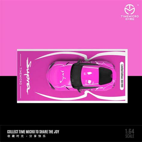 TimeMicro 1:64 Toyota A90 Pink Girl Livery | Cocoland Toys