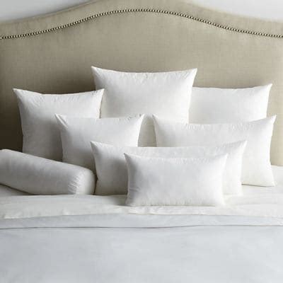 26" Sq. Decorative Euro Pillow Insert with White Duck Down & Cotton Shell