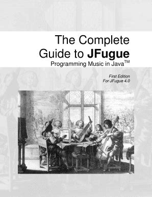 Fillable Online Guide to JFugue Fax Email Print - pdfFiller
