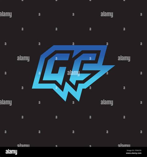 GC initial inspiration logo design esport and gaming clan ideas Stock Vector Image & Art - Alamy