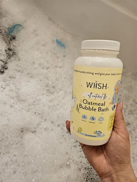 Amazon.com: WIISH Baby Oatmeal Bubble Bath - Baby Bubble Bath for ...
