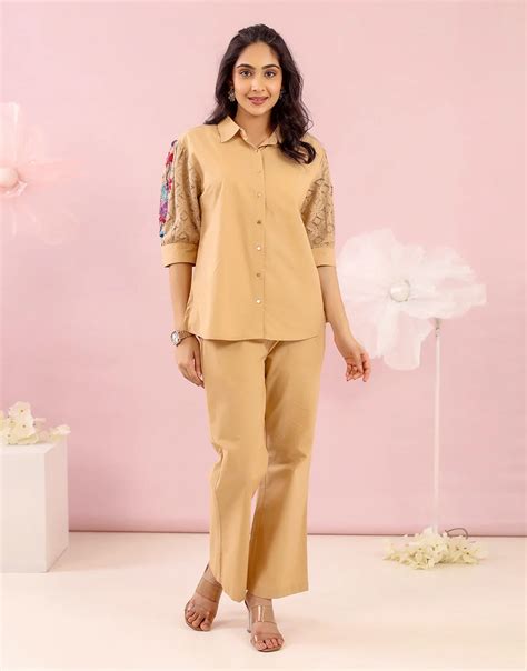 Buy ELOISE BEIGE CO-ORD SET in India at Best Price - Shiprocket ...