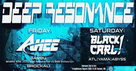 Deep Resonance: Ahee & Black Carl! (Unofficial Thunderdome Afterparty ...