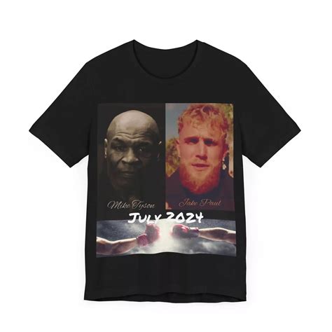 Jake Paul Mike Tyson Jul 2024 Essential T-Shirt | Jake Paul Store ...