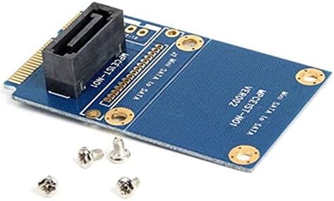 Buyyart Mini PCI-e mSATA SATA SSD Slot to 7 Pin SATA HDD Convert Card ...