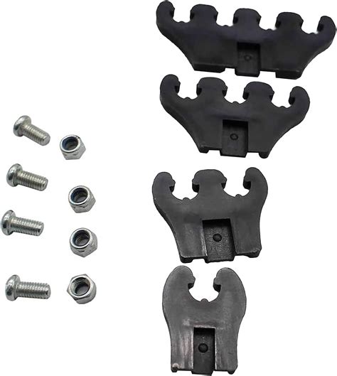 Buy GSKMOTOR Chrome Linear Spark Plug Wire Separators Divider Loom with ...