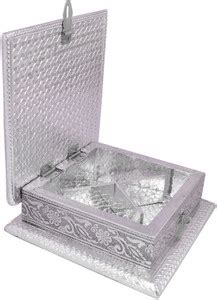 TECHZAGE Spice Set Wooden, Silver Plated Price in India - Buy TECHZAGE ...