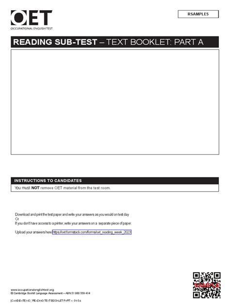Image result for Reading Test Examples