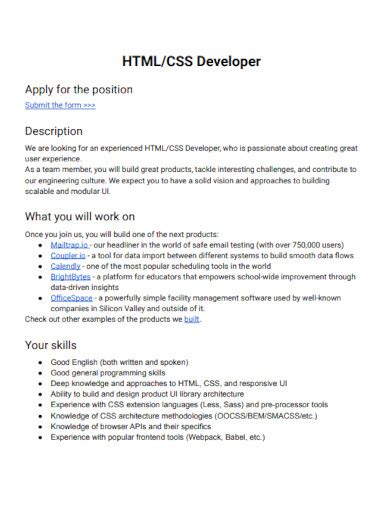 Image result for HTML Exmaples