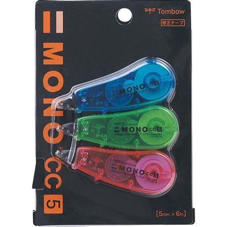 Tombow Mono Correction Tape, 5mmX6mm, Assorted, 3-Pack : Amazon.in ...