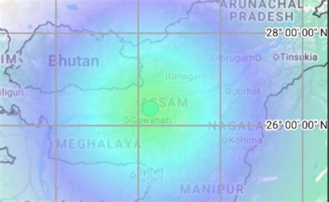 5.1 magnitude earthquake strikes Assam, no injuries or damage reported
