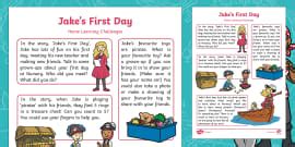 First Day Poem (teacher made) - Twinkl