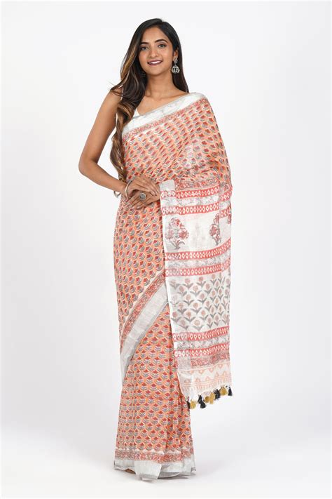 Teejh Urmila Linen Saree