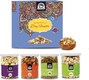 WONDERLAND Foods - Dry Fruits Blue Gift Box Almonds, Cashews ...