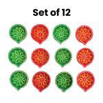 Buy Mangal Bhavan Designer Diya, Eco-Friendly Assorted Set Online at ...