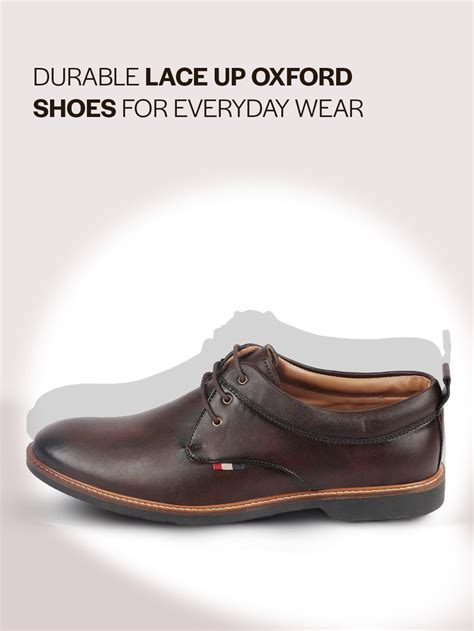 Shop Lace Up Formal Oxford Shoes For Men With TPR Welted Sole – FAUSTO.in