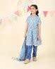 Buy Blue Ethnic Wear Sets for Girls by Fabindia Online | Ajio.com