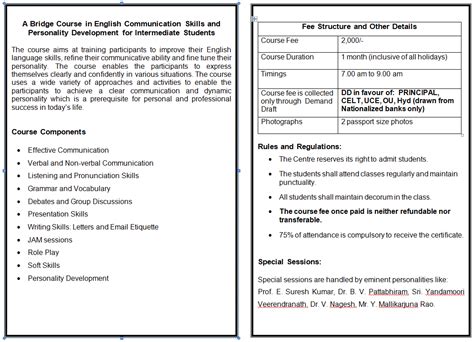 Communication Skills and Personality Development for Intermediate Students